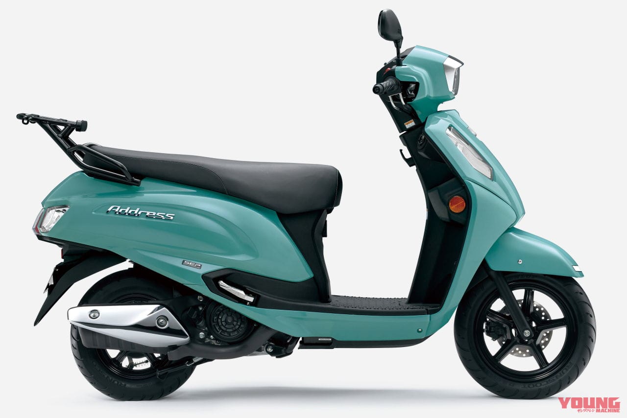 スズキ｜アドレス125｜2025年モデル｜スズキ「アドレス125」が新型にモデルチェンジ！ 灯火デザイン刷新、低中速トルク強化、フレームも新設計
