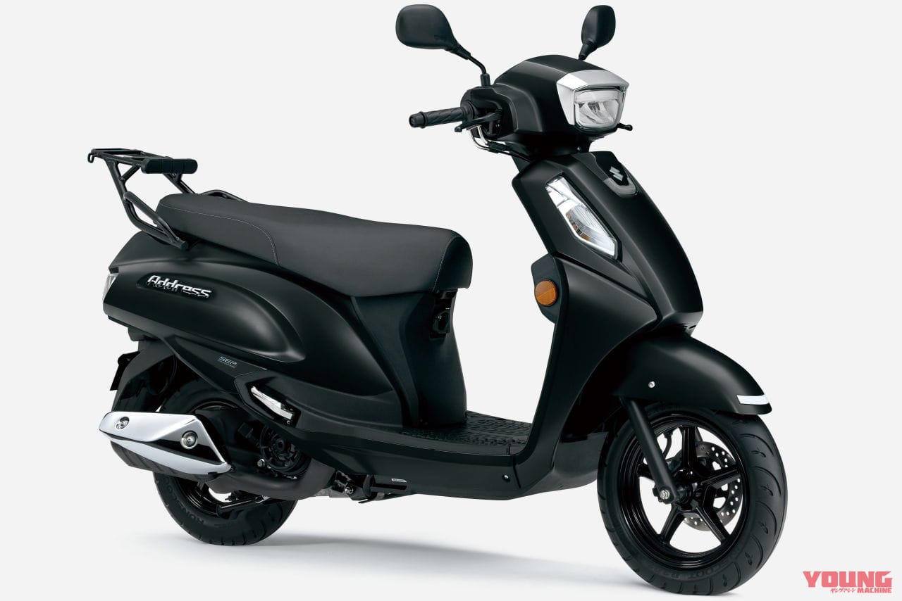 スズキ｜アドレス125｜2025年モデル｜スズキ「アドレス125」が新型にモデルチェンジ！ 灯火デザイン刷新、低中速トルク強化、フレームも新設計