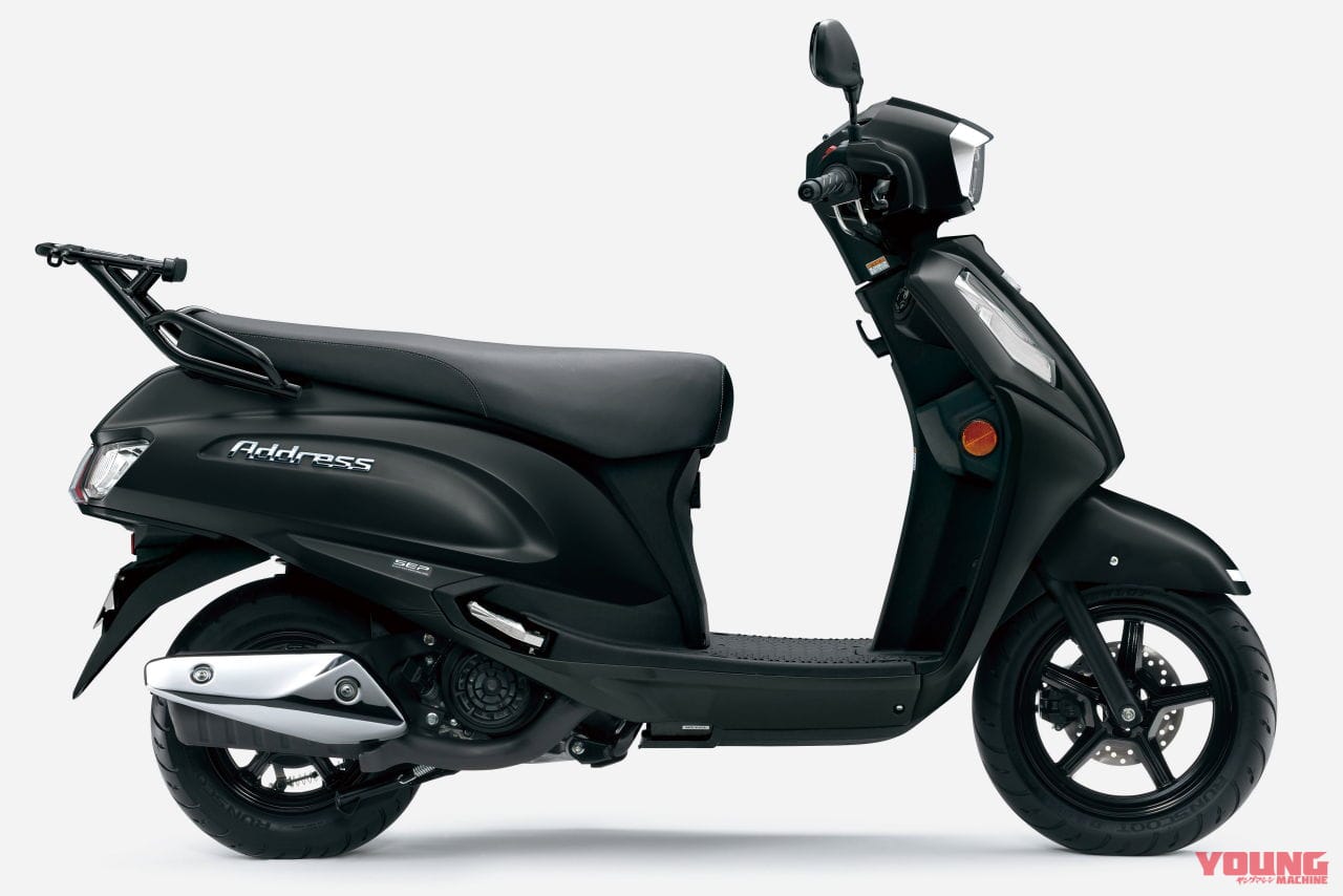 スズキ｜アドレス125｜2025年モデル｜スズキ「アドレス125」が新型にモデルチェンジ！ 灯火デザイン刷新、低中速トルク強化、フレームも新設計