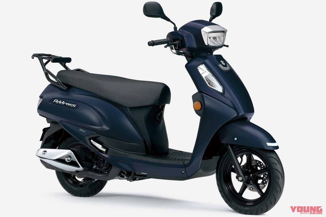 スズキ｜アドレス125｜2025年モデル｜スズキ「アドレス125」が新型にモデルチェンジ！ 灯火デザイン刷新、低中速トルク強化、フレームも新設計