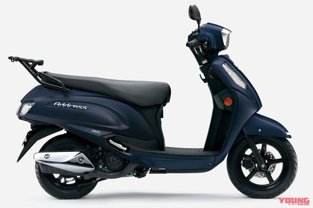 スズキ｜アドレス125｜2025年モデル｜スズキ「アドレス125」が新型にモデルチェンジ！ 灯火デザイン刷新、低中速トルク強化、フレームも新設計