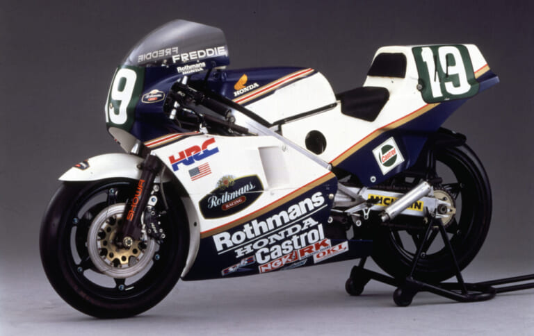 RS250RW（＃19）｜フレディ・スペンサーがCB1000Fを語る!「ホンダ ホームカミング熊本2025」開催 | GP500&250ダブルチャンピオン車展示&トークショーも
