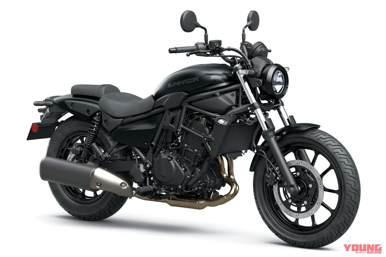 カワサキ|エリミネーター500|欧州仕様|2026年モデル|カワサキ「エリミネーター500」にレッド×ブラック登場! エボニーとSEは従来色を継続【海外】