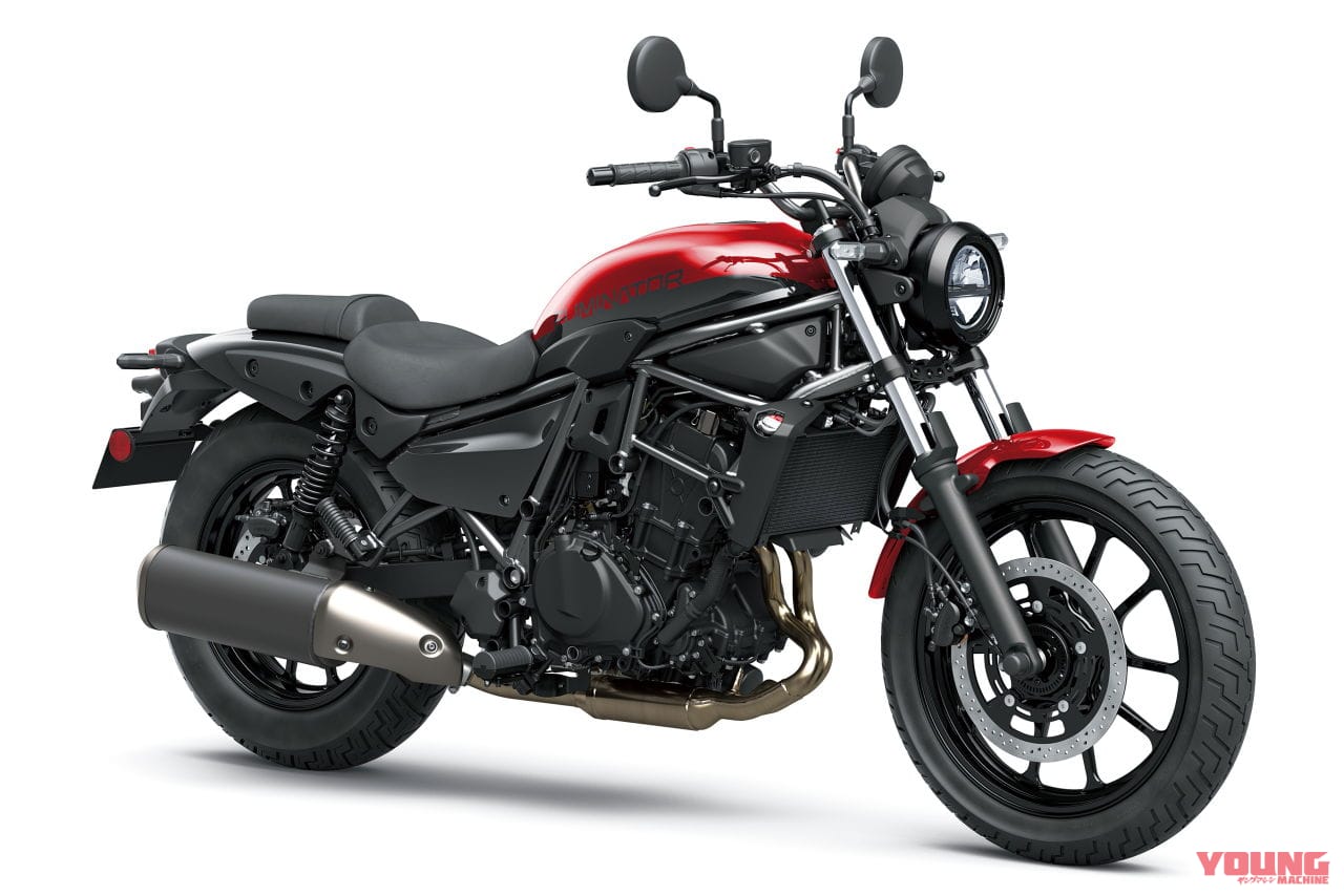 カワサキ|エリミネーター500|欧州仕様|2026年モデル|カワサキ「エリミネーター500」にレッド×ブラック登場! エボニーとSEは従来色を継続【海外】