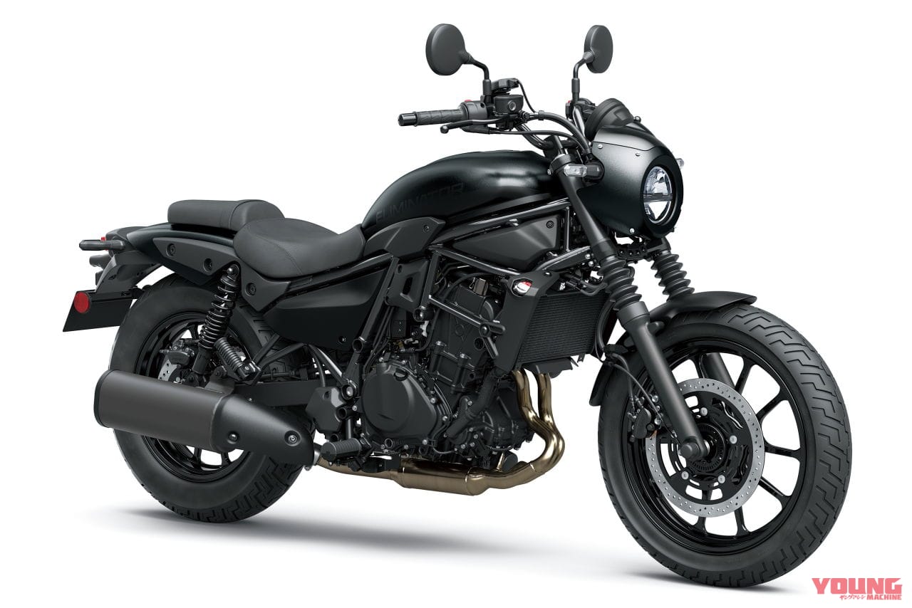 カワサキ|エリミネーター500|欧州仕様|2026年モデル|カワサキ「エリミネーター500」にレッド×ブラック登場! エボニーとSEは従来色を継続【海外】