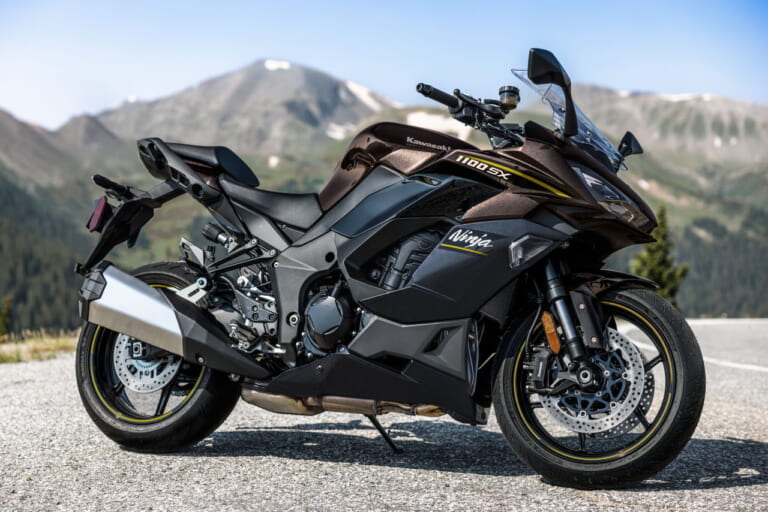 カワサキ｜ニンジャ1100SX｜2026年モデル｜欧州仕様｜今度のニンジャはゴールドの差し色！ カワサキ「ニンジャ1100SX」「ニンジャH2 SX」シリーズの2026年モデルが登場【海外】
