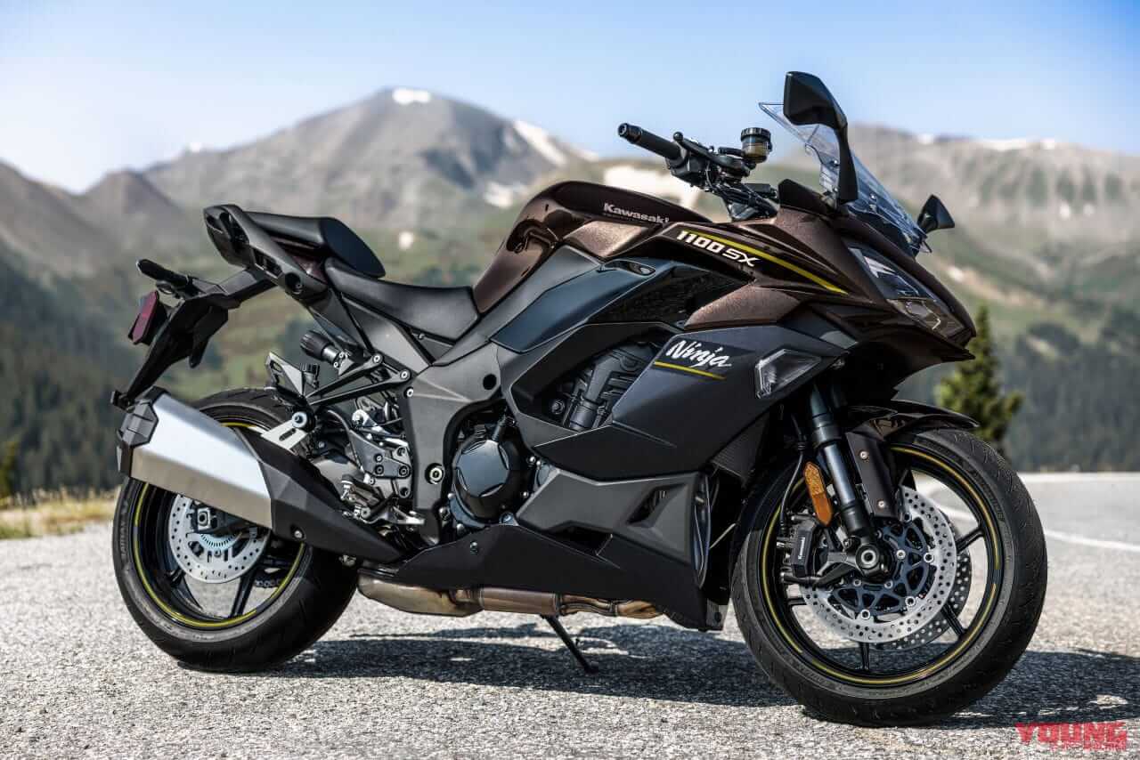カワサキ｜ニンジャ1100SX｜2026年モデル｜欧州仕様｜今度のニンジャはゴールドの差し色！ カワサキ「ニンジャ1100SX」「ニンジャH2 SX」シリーズの2026年モデルが登場【海外】
