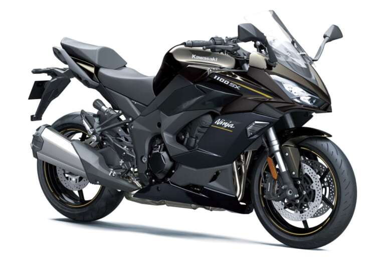 カワサキ｜ニンジャ1100SX｜2026年モデル｜欧州仕様｜今度のニンジャはゴールドの差し色！ カワサキ「ニンジャ1100SX」「ニンジャH2 SX」シリーズの2026年モデルが登場【海外】