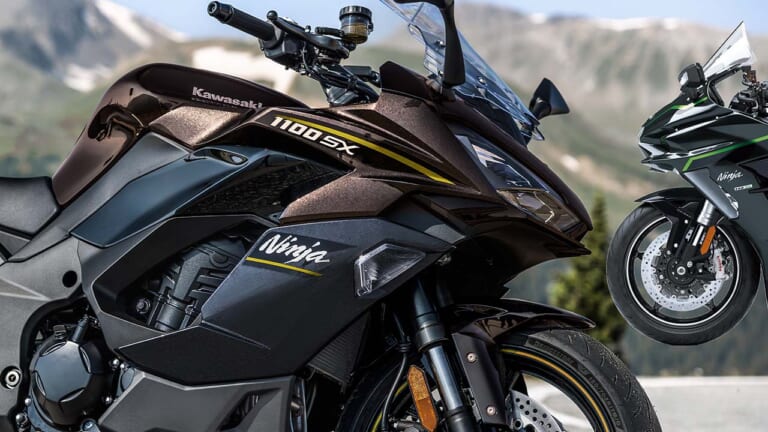 今度のニンジャはゴールドの差し色！ カワサキ「ニンジャ1100SX」「ニンジャH2 SX」シリーズの2026年モデルが登場【海外】
