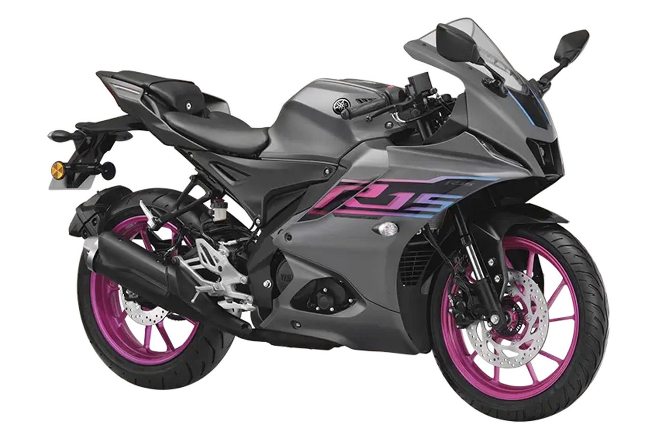 ヤマハ｜YZF-R15｜インド仕様｜2025年のヤマハ「R15 V4」にマジョーラカラー！ ブルー変更、ブラック追加も【海外】