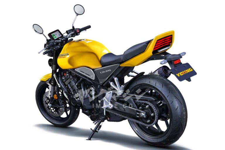 HONDA 次期CB400(CB400 SUPER FOUR?)/E-Clutch 予想CG|ホンダ「CB400スーパーフォア」復活カウントダウン?! 中国の重慶ショーで9/19発表か