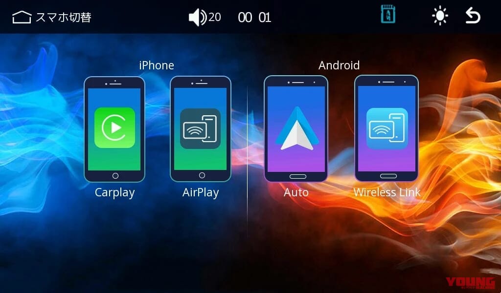 CUSTOM JAPAN SRD5 Slim|コスパ最強の1万円台! CarPlay/Android Auto対応のバイク用スマートモニター「SRD5 Slim」が登場