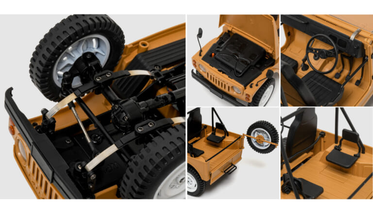 WPL JAPAN C84 RTR ジムニー （SJ10）｜無骨な愛嬌を完全再現。手のひらサイズの「SJ10ジムニー」が爆誕【1/10スケールRCが新発売】