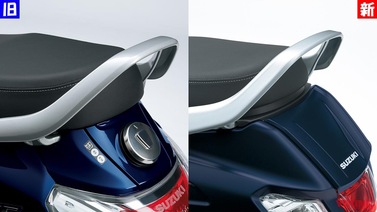スズキ｜アドレス125｜2025年モデル｜スズキ「アドレス125」が新型にモデルチェンジ！ 灯火デザイン刷新、低中速トルク強化、フレームも新設計