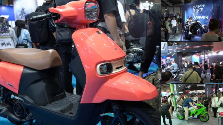台湾も昭和レトロが人気?! スズキのスクーター「SUI」など出展の台湾モーターサイクルショー　レポートをお届け！