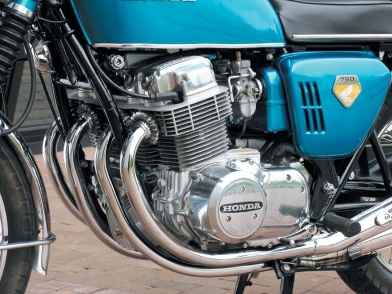 HONDA DREAM CB750FOUR｜以後の並列4気筒車とは異なる独創性：ホンダDREAM CB750FOUR【1969～1977】各部解説