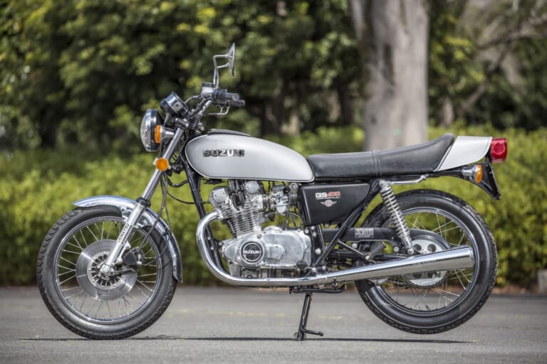 SUZUKI GS400｜時代の転換点に生まれた同社初の4ストツイン：スズキGS400【1976～1980】