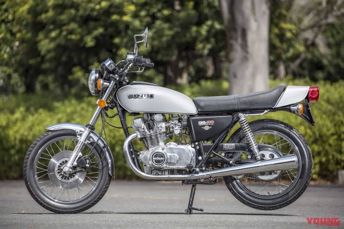 SUZUKI GS400｜時代の転換点に生まれた同社初の4ストツイン：スズキGS400【1976～1980】