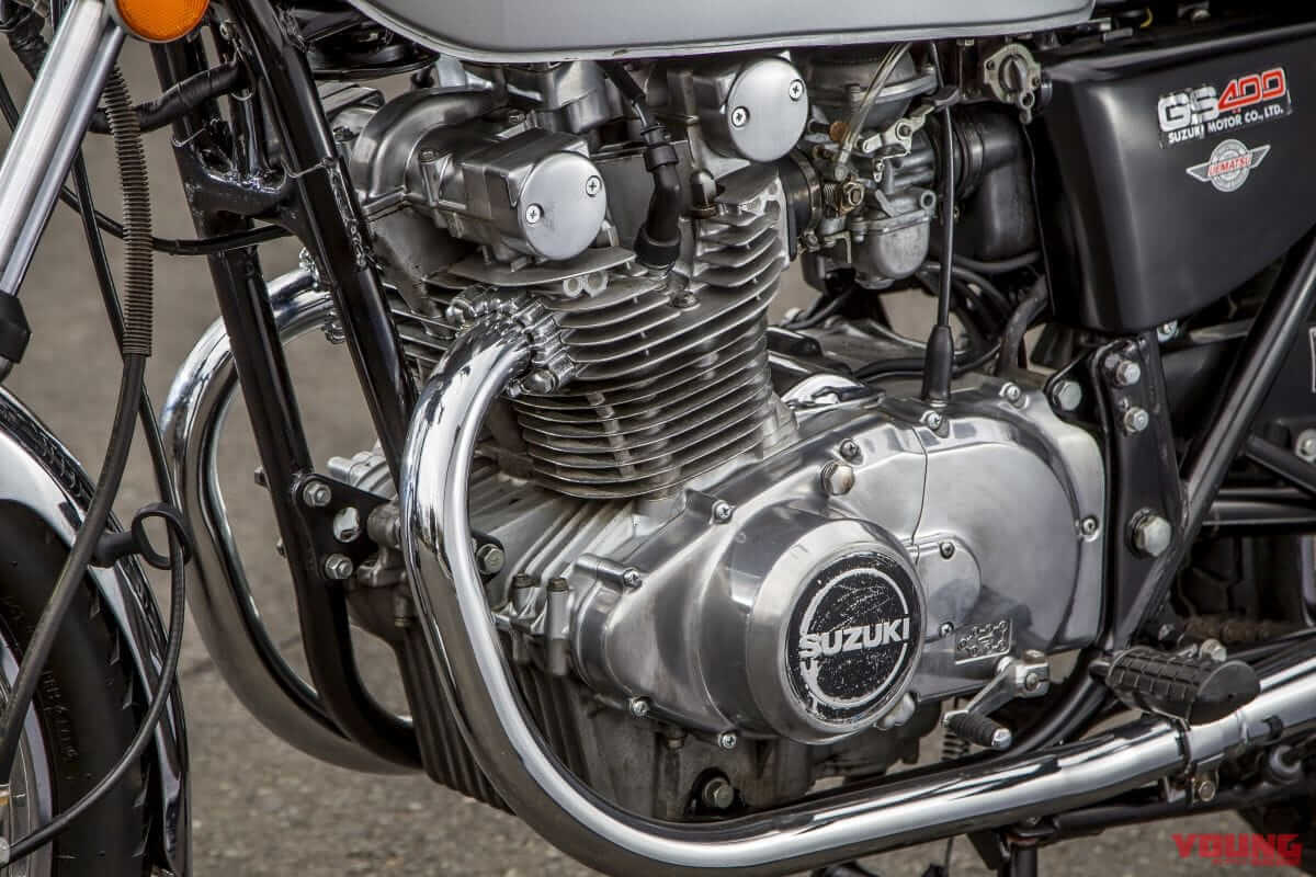 |妥協なきメカニズムと車体構成:スズキGS400【1976~1980】各部解説
