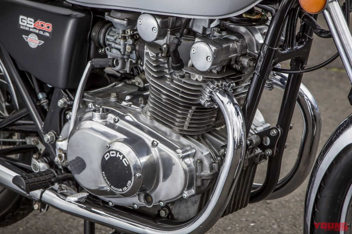 |妥協なきメカニズムと車体構成:スズキGS400【1976~1980】各部解説