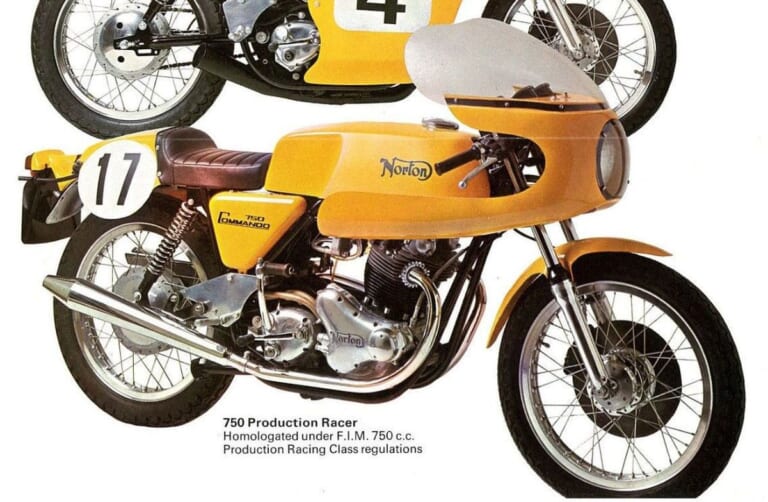 NORTON COMMANDO PRODUCTION RACER|メーカー主導のカスタムブーム:カワサキZ1-R【1978~1980】を巡る歴史