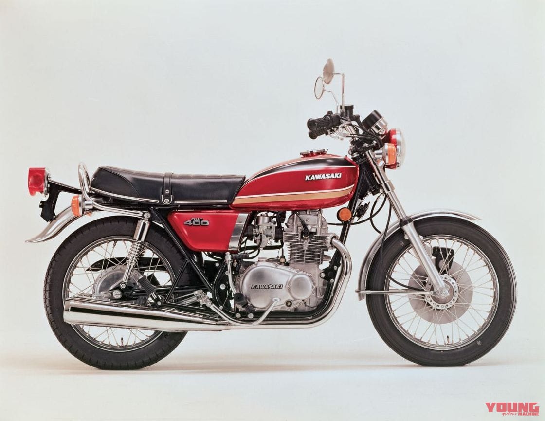 【1974 KAWASAKI 400RS】|世代別に解説! 国産4社の400cc4ストツインの系譜【HAWK-II/GS400/Z400/XS400etc】