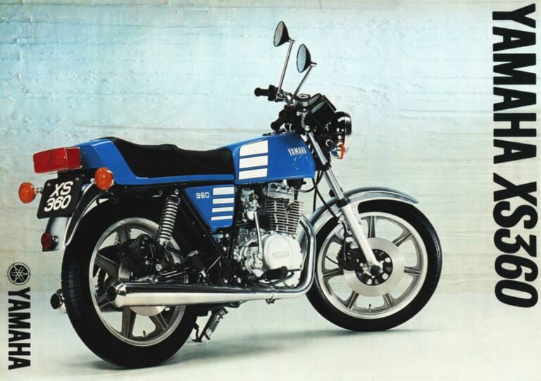 1976 YAMAHA XS360｜世代別に解説! 国産4社の400cc4ストツインの系譜【HAWK-II/GS400/Z400/XS400etc】