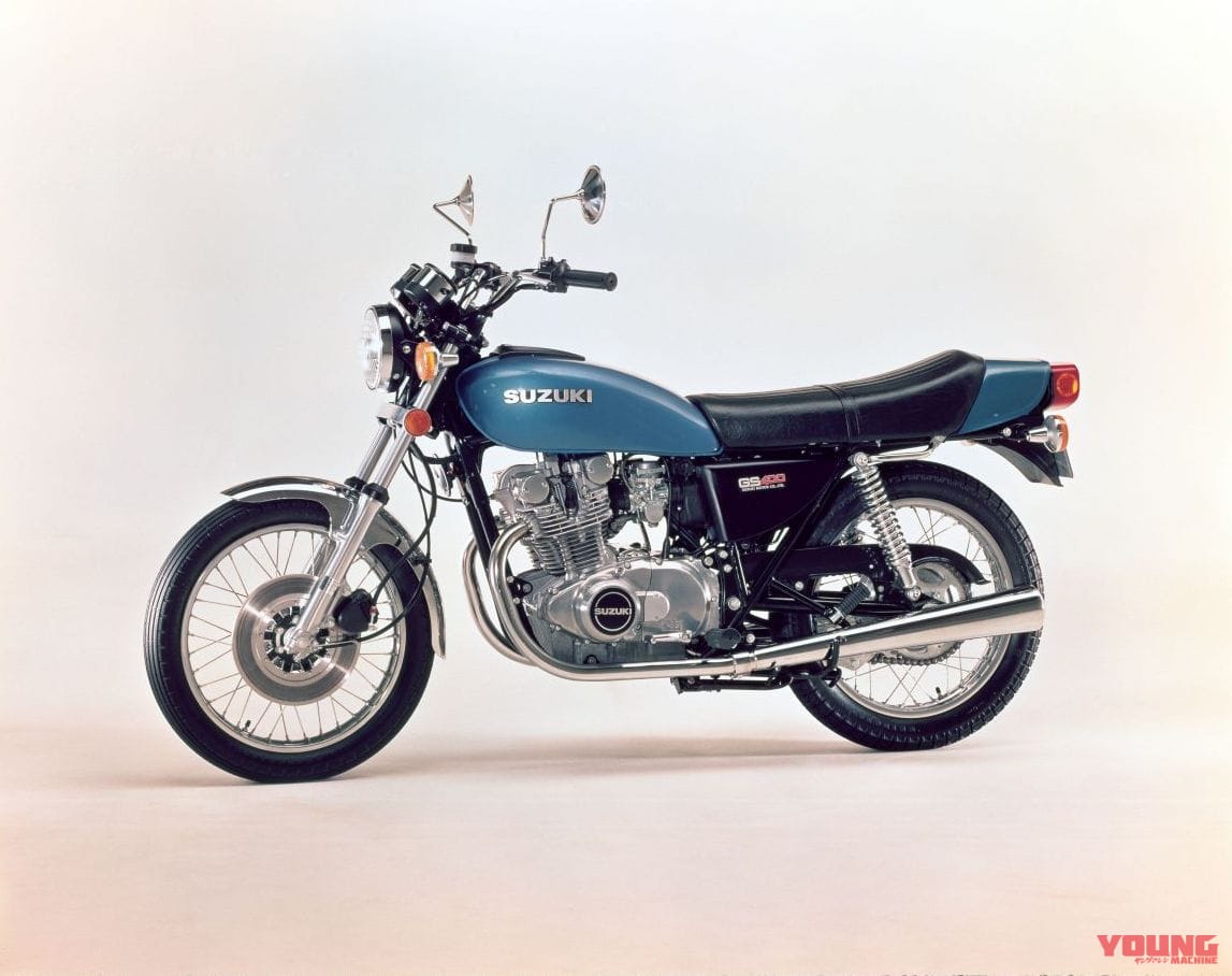 1976 SUZUKI GS400｜世代別に解説! 国産4社の400cc4ストツインの系譜【HAWK-II/GS400/Z400/XS400etc】
