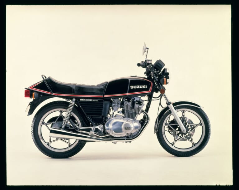 1980 SUZUKI GSX400E｜世代別に解説! 国産4社の400cc4ストツインの系譜【HAWK-II/GS400/Z400/XS400etc】