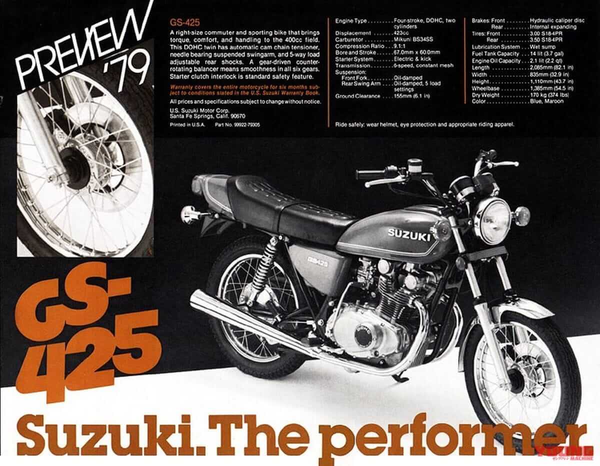 ｜意外に短命だった2バルブGS：スズキGS400【1976～1980】の系譜