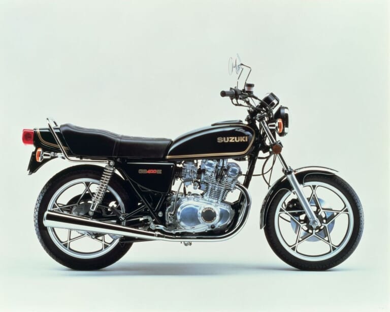 1980 SUZUKI GS400E-III|意外に短命だった2バルブGS:スズキGS400【1976~1980】の系譜