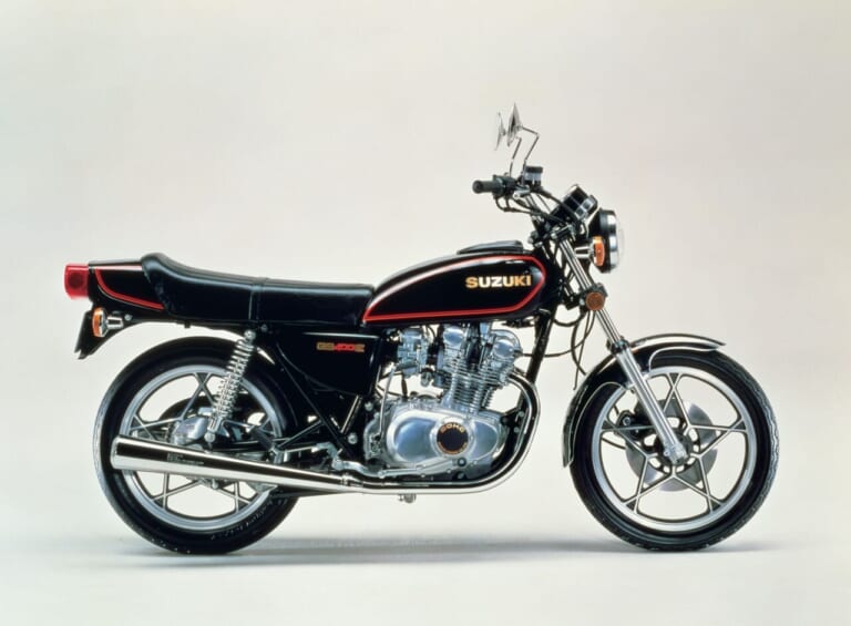 1978 SUZUKI GS400E|意外に短命だった2バルブGS:スズキGS400【1976~1980】の系譜