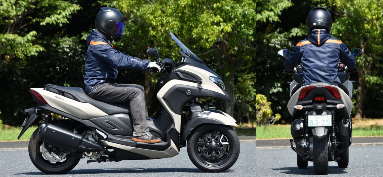 ヤマハ｜トリシティ300｜試乗インプレッション｜【安定感抜群で高速道路もラクラクのオートマ リーニング・マルチ・ホイール】ヤマハ　トリシティ300 2025モデル試乗レポート