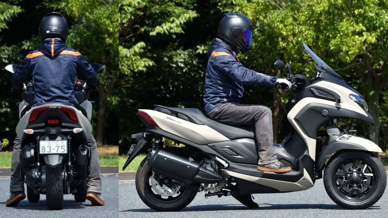 ヤマハ｜トリシティ300｜試乗インプレッション｜【安定感抜群で高速道路もラクラクのオートマ リーニング・マルチ・ホイール】ヤマハ　トリシティ300 2025モデル試乗レポート