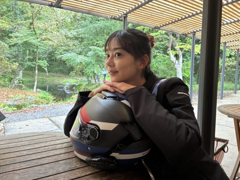 女優・指出瑞貴の『バイク×音楽×コーヒーdiary(仮）』その5：新しい相棒とB+COM便利ツーリングな話