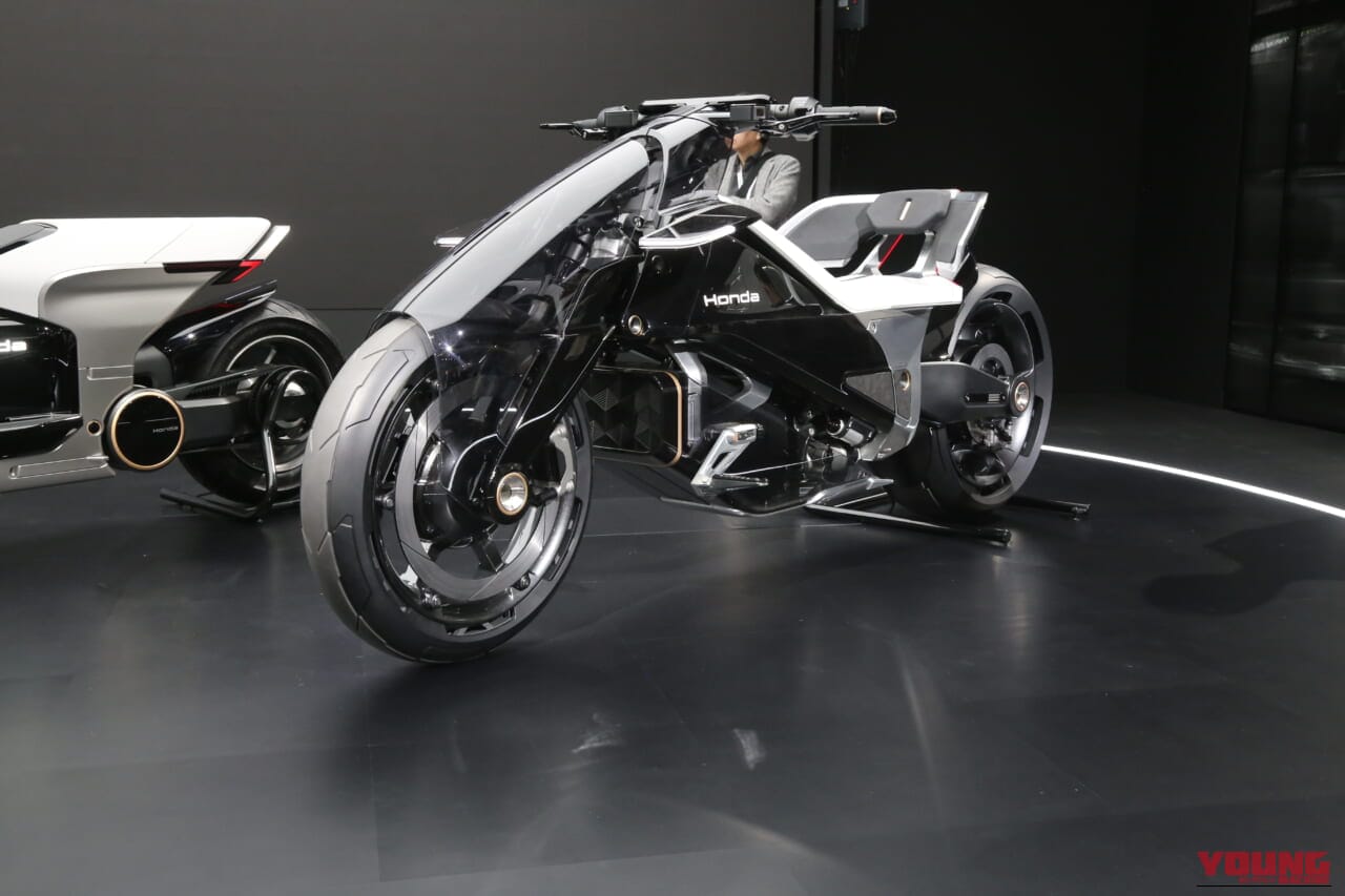 ジャパンモビリティショー2025｜ホンダ｜【モビショー】近未来のEVバイクと、伝統にして最新のモンキーカスタム…JMSホンダブースに刮目せよ！