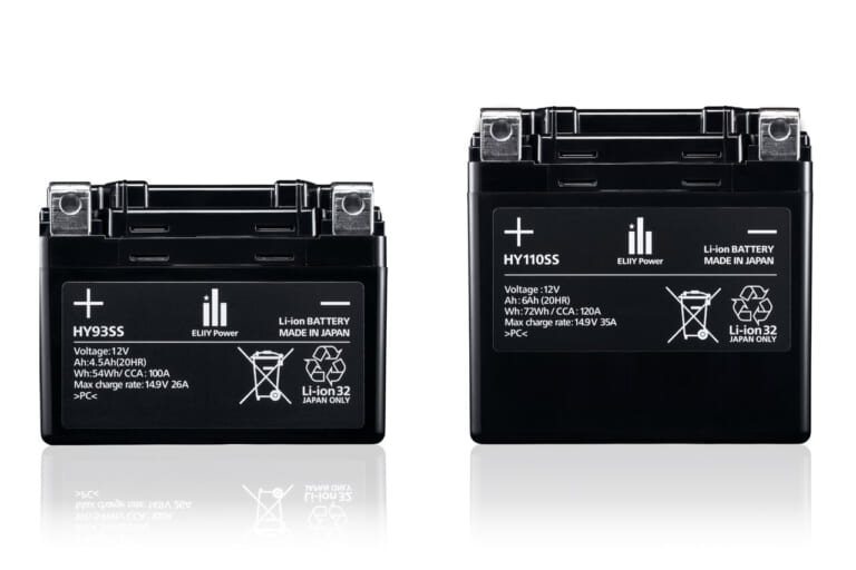 Elly power HY93SS HY100SS｜「安全・軽量」の証明! エリーパワーの次世代バッテリー「HY110SS」がスズキ・メガスポーツ『Hayabusa』に標準採用決定