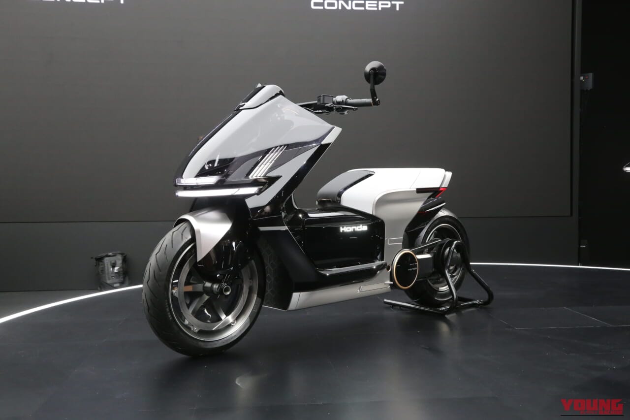 ジャパンモビリティショー2025｜ホンダ｜【モビショー】近未来のEVバイクと、伝統にして最新のモンキーカスタム…JMSホンダブースに刮目せよ！