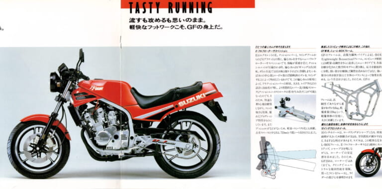 スズキ｜GS250FW｜1983年｜上質さを実現した量産250cc初の4気筒モデル、1983年スズキ「GS250FW」【柏 秀樹の昭和～平成 カタログ蔵出しコラム Vol.23】