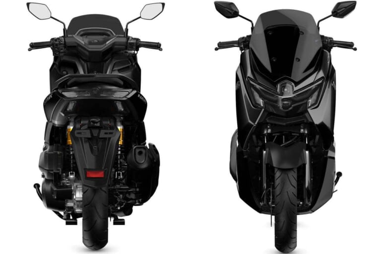 ヤマハ｜NMAX155テックマックス｜欧州仕様｜2026年モデル｜ヤマハ新型「NMAX 155 Tech MAX」初登場！ シフトダウン可能なCVT、スマホ連携機能を備え専用カラーを纏う【欧州】