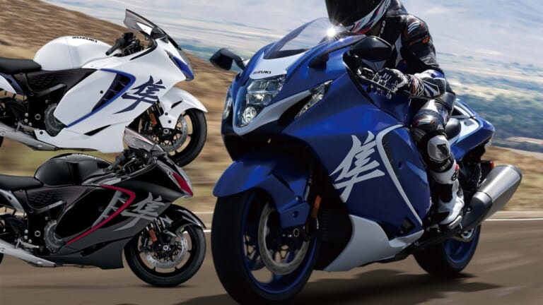 スズキ「ハヤブサ スペシャルエディション」北米に登場! 専用カラーを纏いシングルシートカウル装備