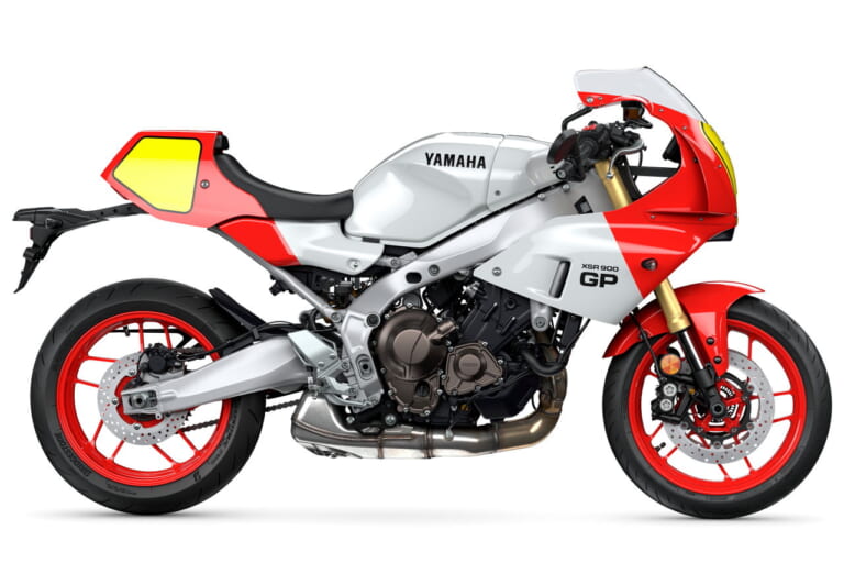 ヤマハ|XSR900 GP|欧州仕様|2026年モデル|ヤマハ「XSR900 GP」にインターカラー登場! ケニー・ロバーツの記憶が甦る「キング」仕様だ!【欧州】