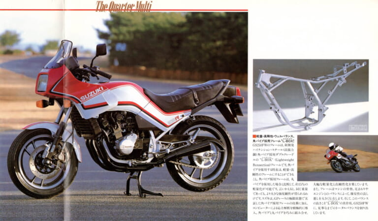 スズキ｜GS250FW｜1983年｜上質さを実現した量産250cc初の4気筒モデル、1983年スズキ「GS250FW」【柏 秀樹の昭和～平成 カタログ蔵出しコラム Vol.23】