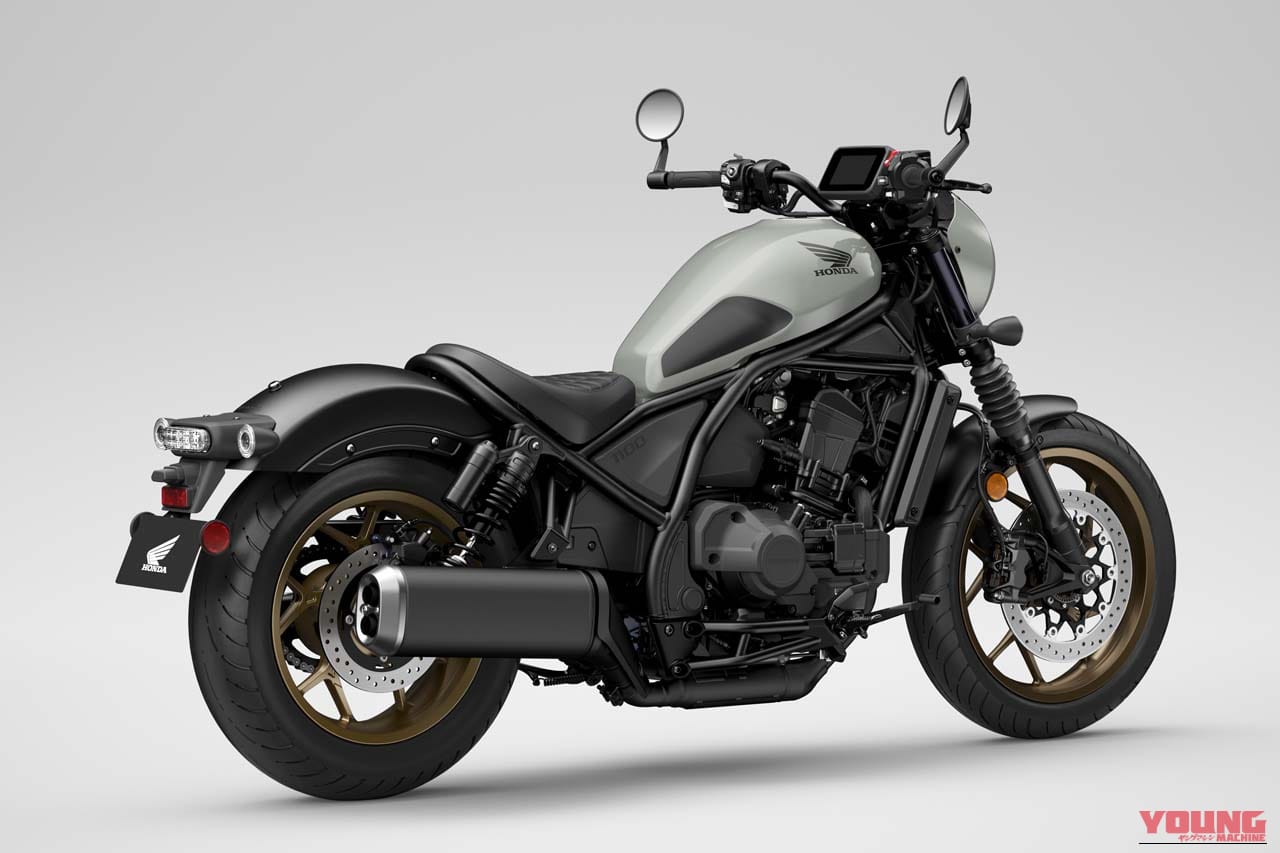 ｜ホンダ新型「レブル300 Eクラッチ」登場！ 「レブル500」「レブル1100」シリーズにも新色【海外】