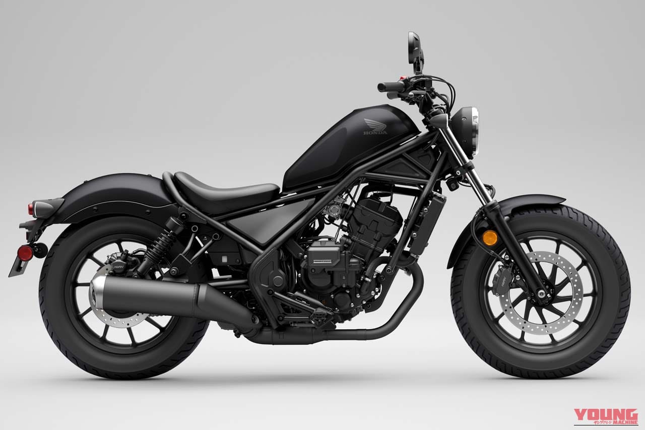 |ホンダ新型「レブル300 Eクラッチ」登場! 「レブル500」「レブル1100」シリーズにも新色【海外】
