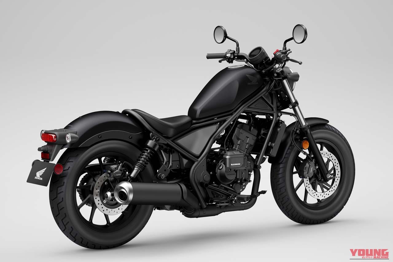 ｜ホンダ新型「レブル300 Eクラッチ」登場！ 「レブル500」「レブル1100」シリーズにも新色【海外】
