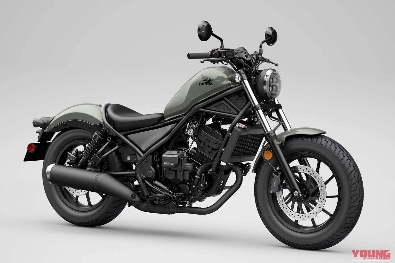 ホンダ｜レブル300 Eクラッチ｜北米仕様｜2026年モデル｜ホンダ新型「レブル300 Eクラッチ」登場！ 「レブル500」「レブル1100」シリーズにも新色【海外】