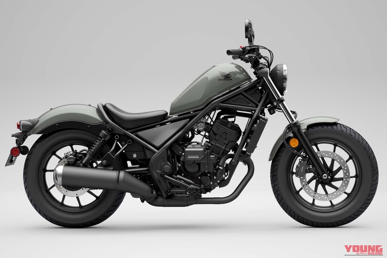 |ホンダ新型「レブル300 Eクラッチ」登場! 「レブル500」「レブル1100」シリーズにも新色【海外】