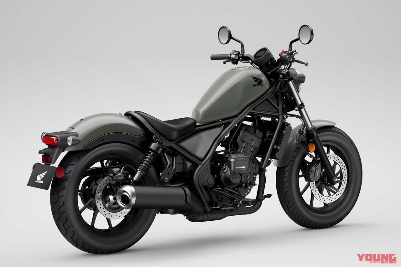 ｜ホンダ新型「レブル300 Eクラッチ」登場！ 「レブル500」「レブル1100」シリーズにも新色【海外】