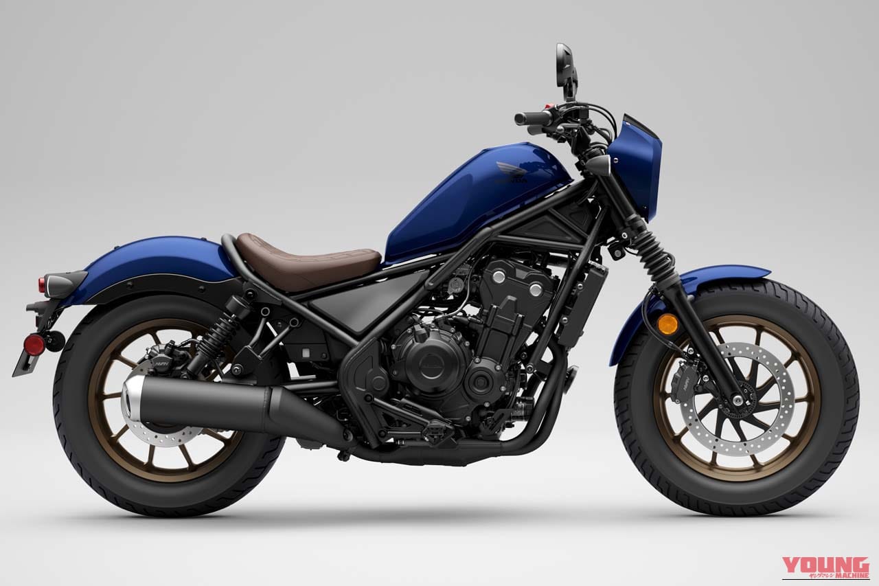 ｜ホンダ新型「レブル300 Eクラッチ」登場！ 「レブル500」「レブル1100」シリーズにも新色【海外】